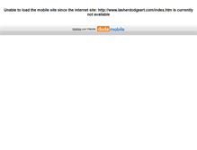 Tablet Screenshot of lasherdodgeart.com